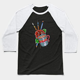 Art Tools Tattoo Baseball T-Shirt